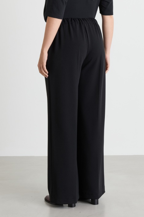 Pantalone a palazzo in jersey