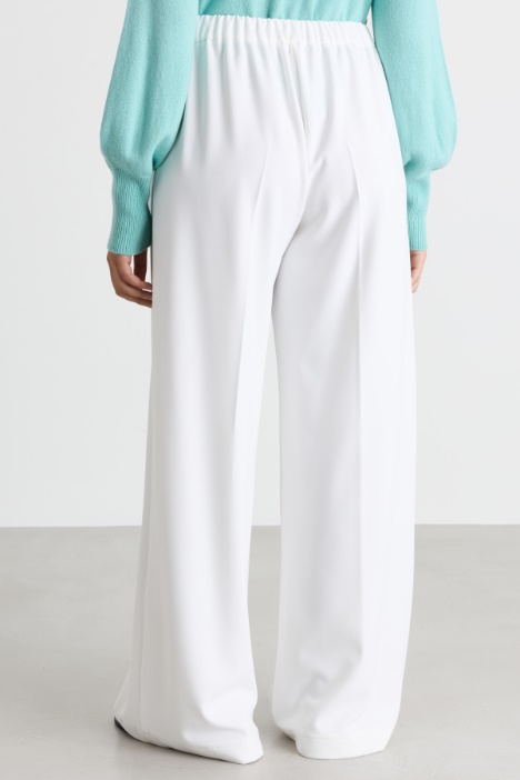 Pantalone a palazzo in jersey