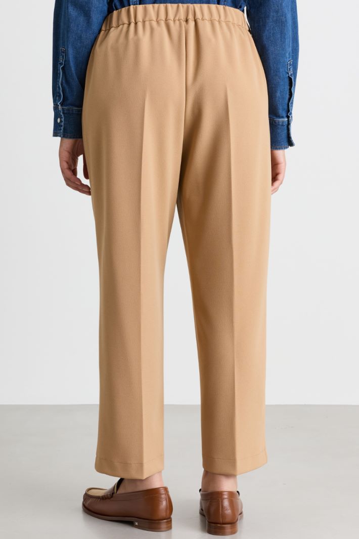 Cropped-Hose aus Jersey - KAMEL - Intrend - 4
