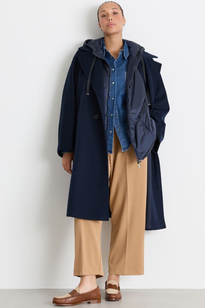 Cropped-Hose aus Jersey - KAMEL - Intrend