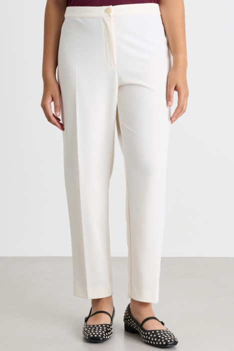 Pantalone in jersey crepe