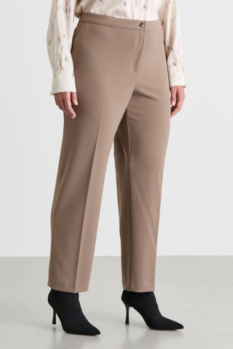 Pantalone in jersey crepe