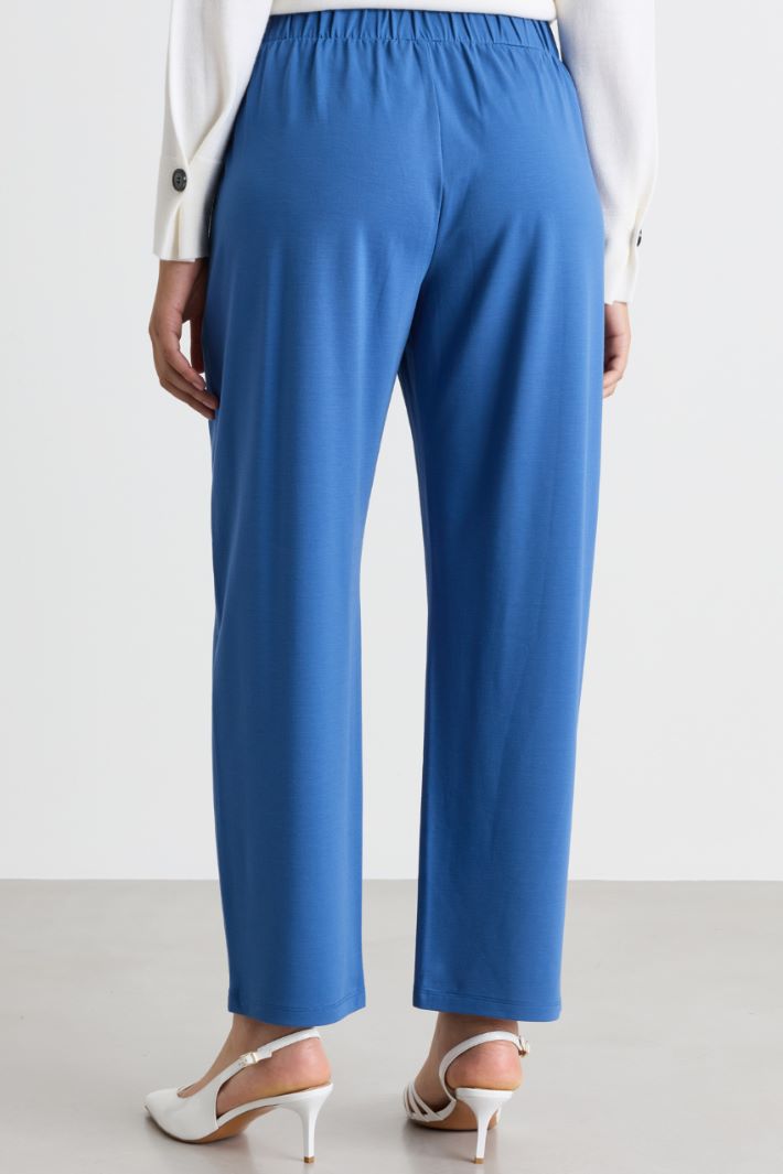 Pantalon en jersey - BLEU CLAIR - Intrend - 4