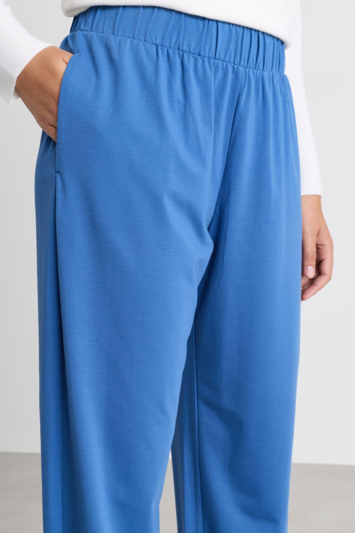 Pantalon en jersey - BLEU CLAIR - Intrend - 3
