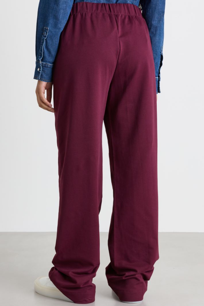 Pantalone jogging in felpa - BORDEAUX - Intrend - 4