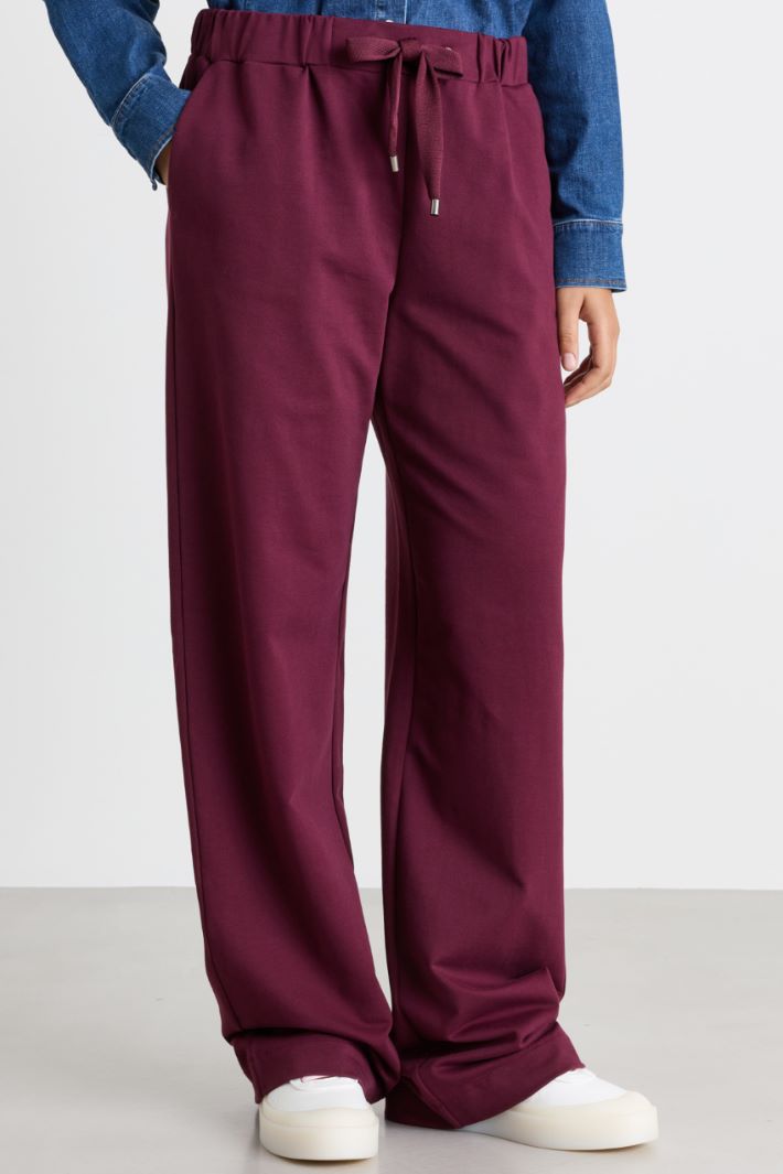 Pantalone jogging in felpa - BORDEAUX - Intrend - 2