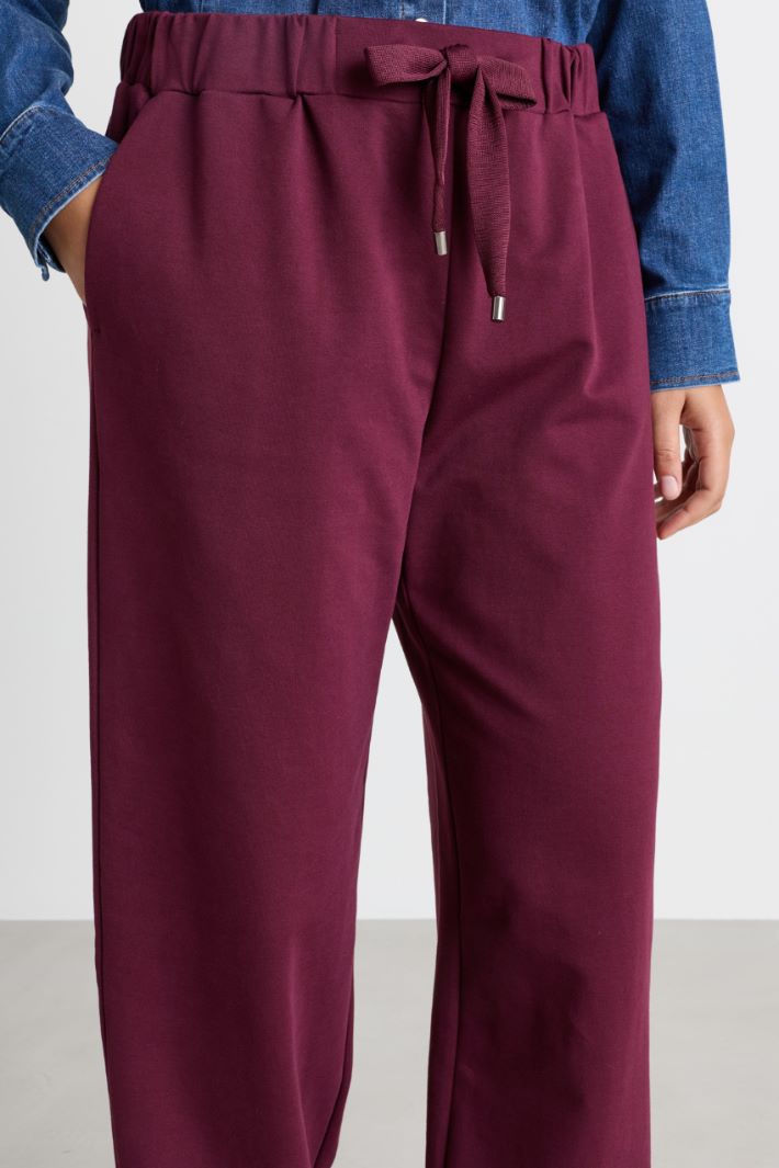 Pantalone jogging in felpa - BORDEAUX - Intrend - 3