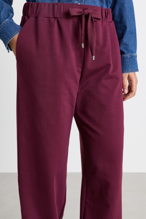 Pantalone jogging in felpa