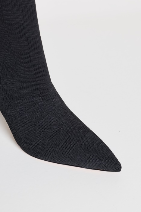 Stivaletto in maglia stretch