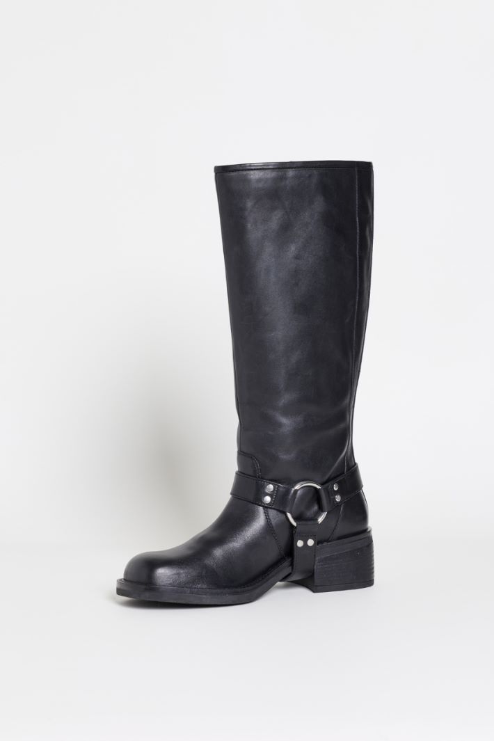 Biker Boots - BLACK - Intrend - 3