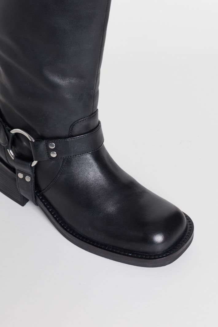Biker Boots - BLACK - Intrend - 4