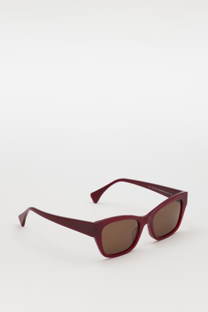 Occhiale da sole cat eye - ROSSO - Intrend - 2