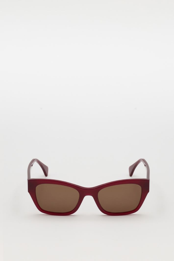 Occhiale da sole cat eye - ROSSO - Intrend