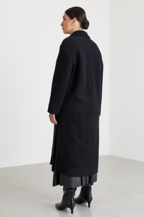 Cappotto in panno di jersey