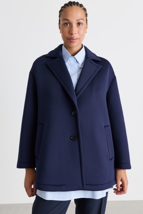 Cappotto in tessuto compatto
