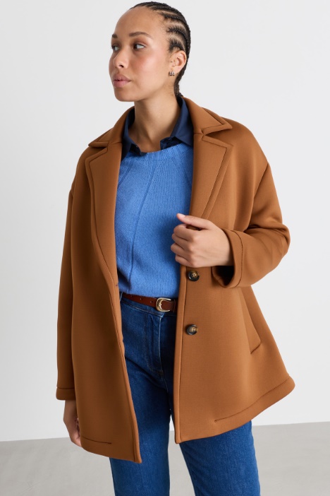 Cappotto in tessuto compatto