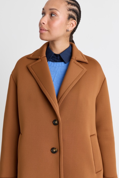 Cappotto in tessuto compatto