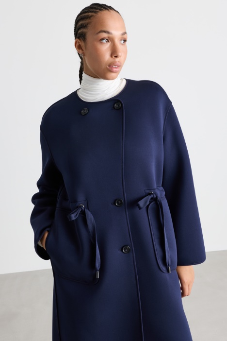 Cappotto in tessuto compatto