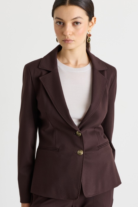 Blazer in jersey