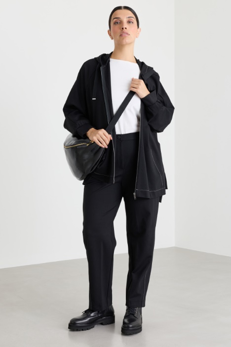 Sudadera de punto con cremallera - Intrend