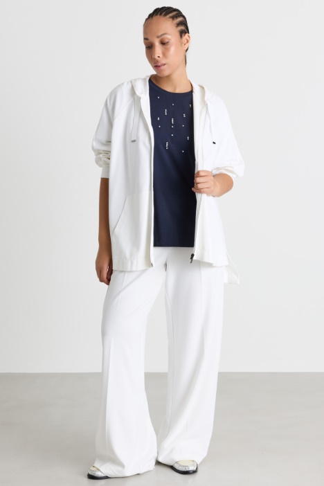 Sudadera de punto con cremallera - Intrend
