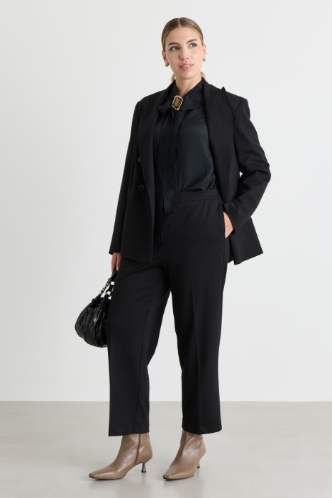 Blazer cruzado de punto - Intrend