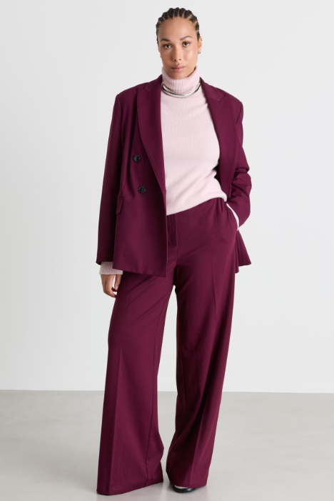 Blazer cruzado de punto - Intrend