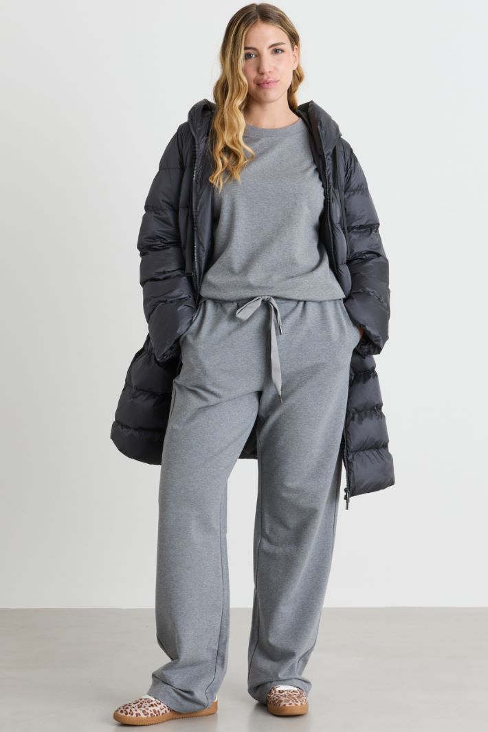 Felpa con stampa - GRIGIO - Intrend