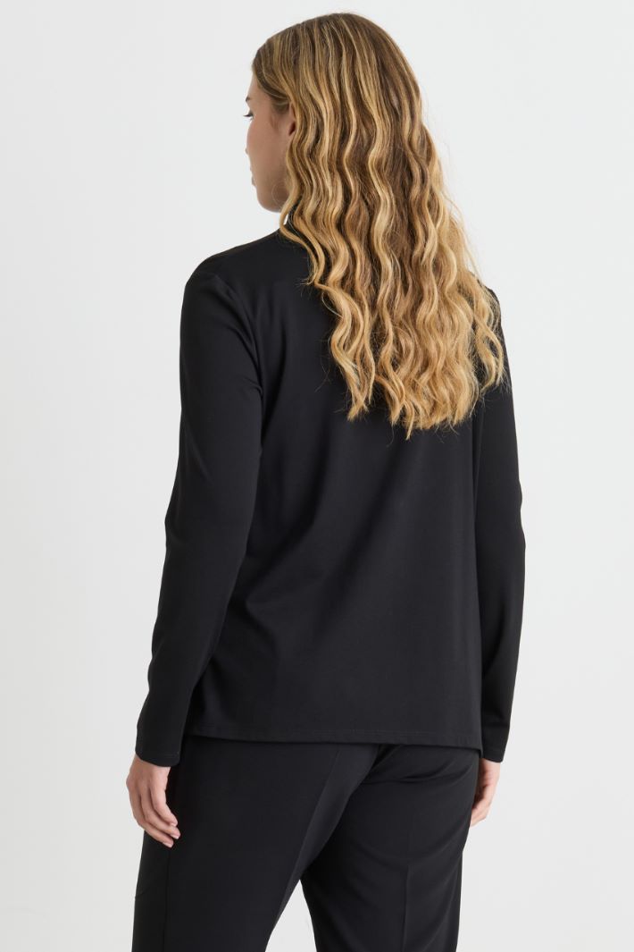 Top drappeggiato - NERO - Intrend - 4