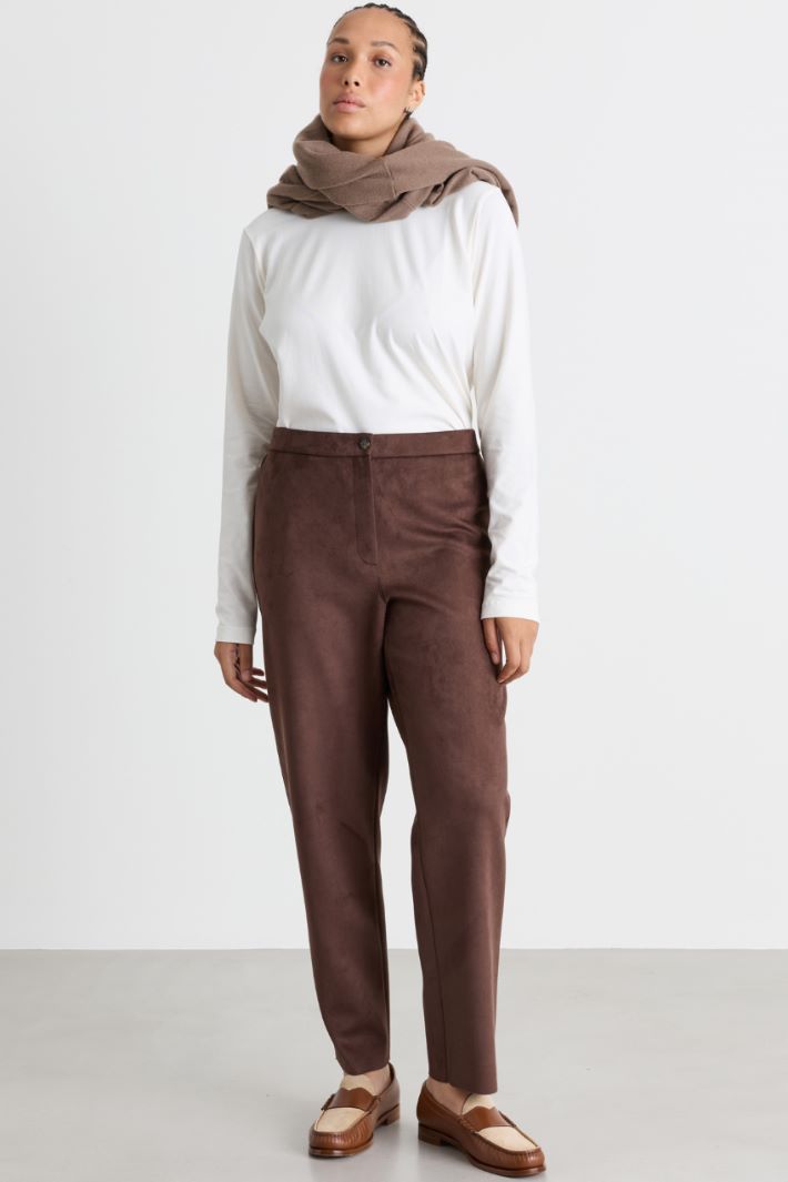 Dolcevita in jersey stretch - BIANCO - Intrend