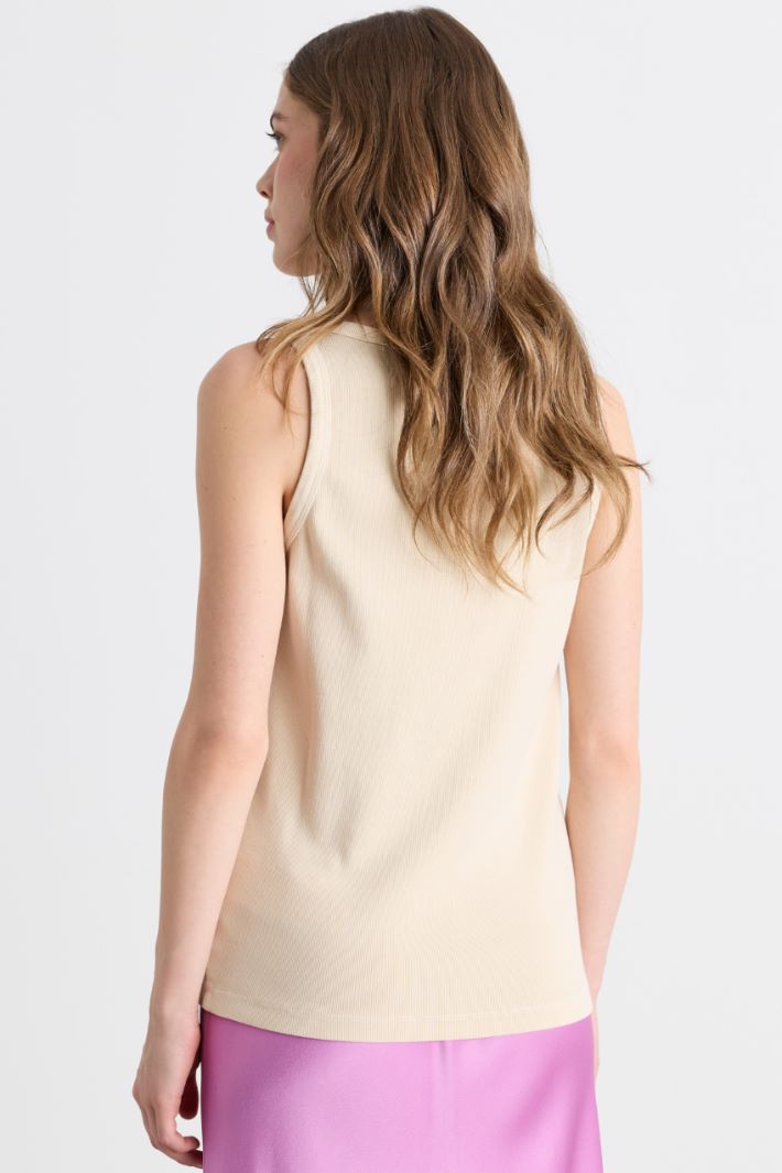 Top a costine - BEIGE - Intrend - 4