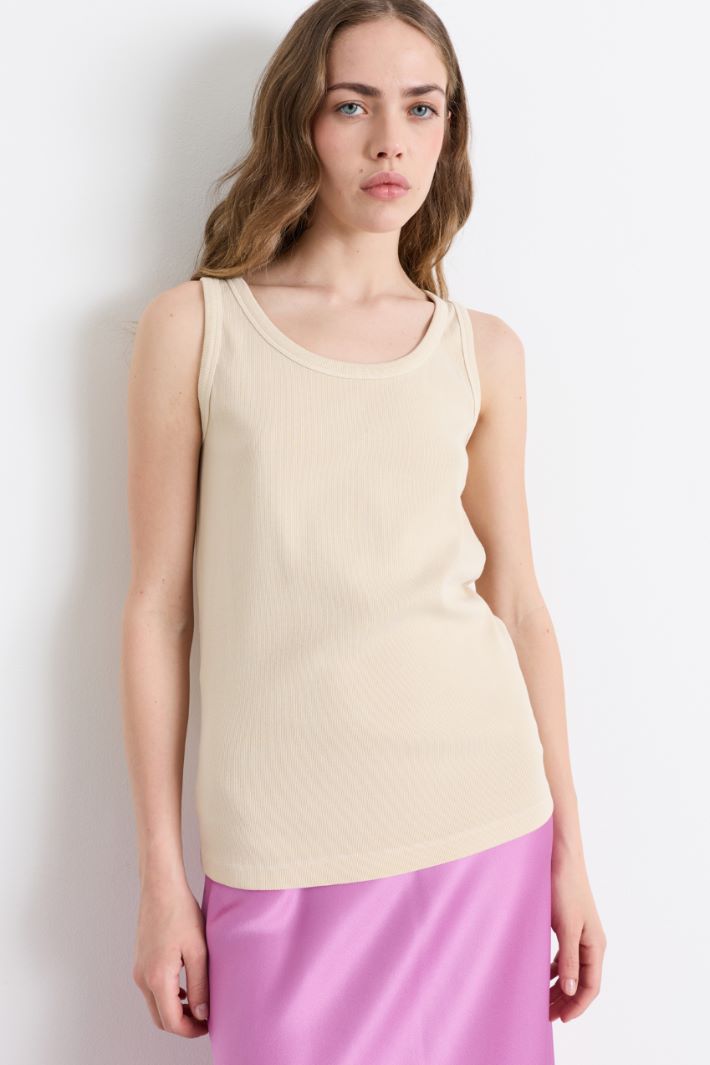 Top a costine - BEIGE - Intrend - 2