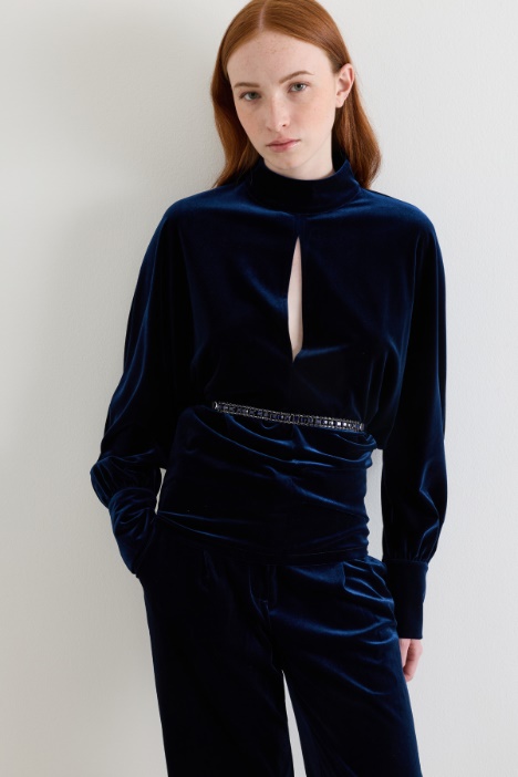 Top in velluto - Intrend