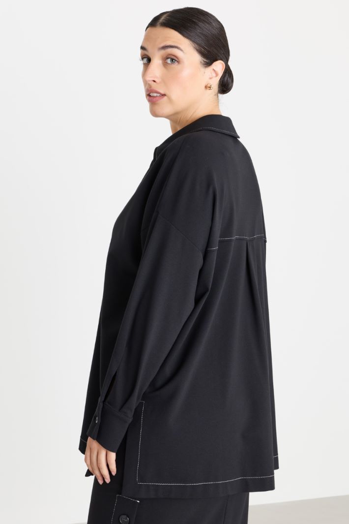 Polo in Jersey - NERO - Intrend - 4