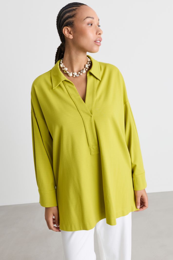 Polo in Jersey - VERDE - Intrend - 2