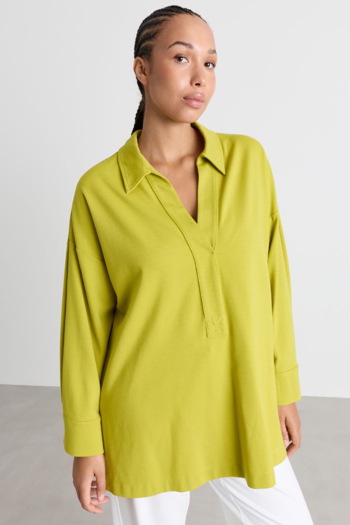 Polo in Jersey - VERDE - Intrend - 3