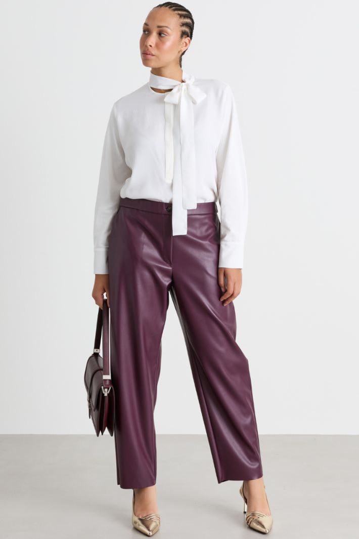 Blusa in jersey - BIANCO - Intrend