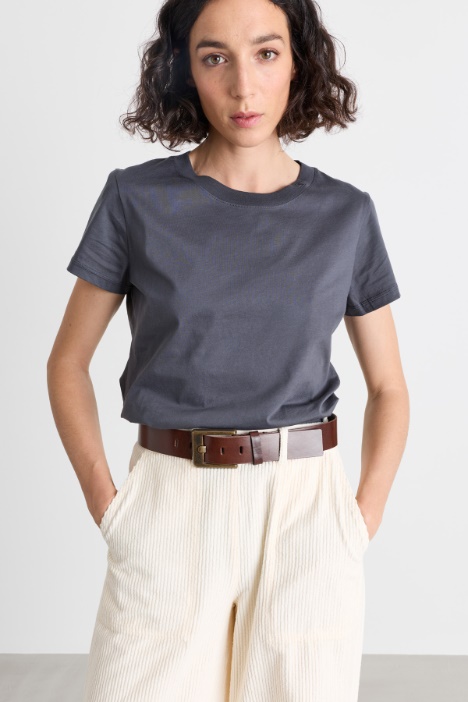 Round-neck T-shirt - Intrend