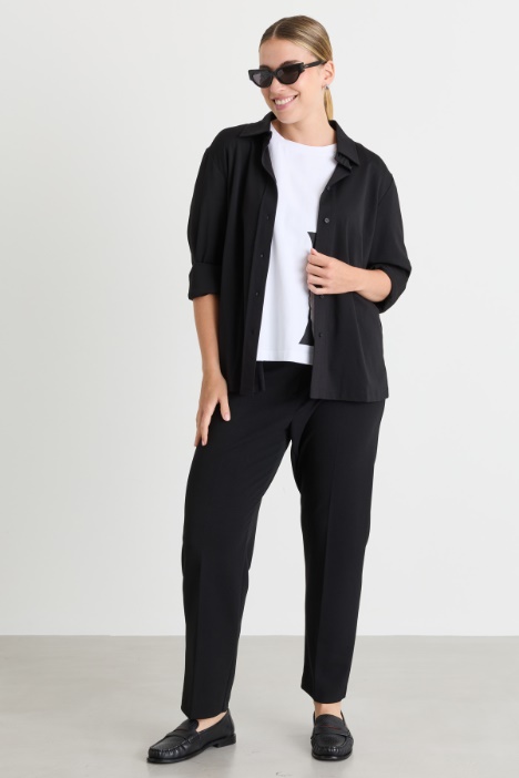 T-shirt in jersey stretch - Intrend