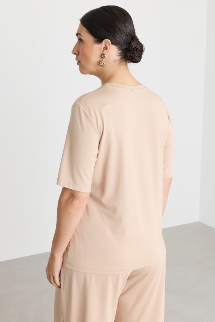 T-shirt in jersey - CAMMELLO - Intrend - 4