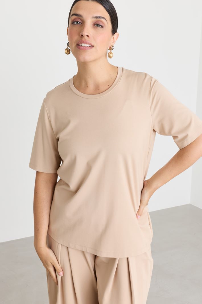 T-shirt in jersey - CAMMELLO - Intrend - 2