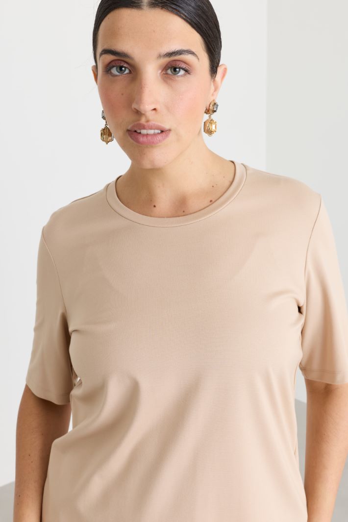 T-shirt in jersey - CAMMELLO - Intrend - 3