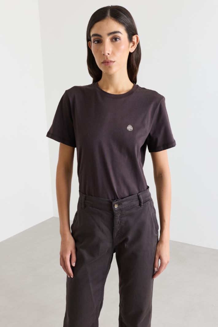T-shirt stampata - MARRONE  - Intrend - 2