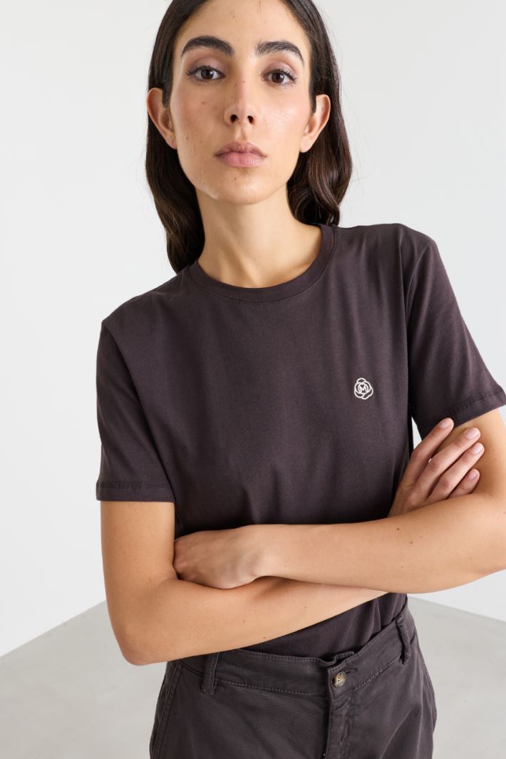 T-shirt stampata - MARRONE  - Intrend - 3