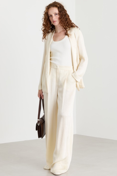 Blazer desestructurado crinkle - Intrend