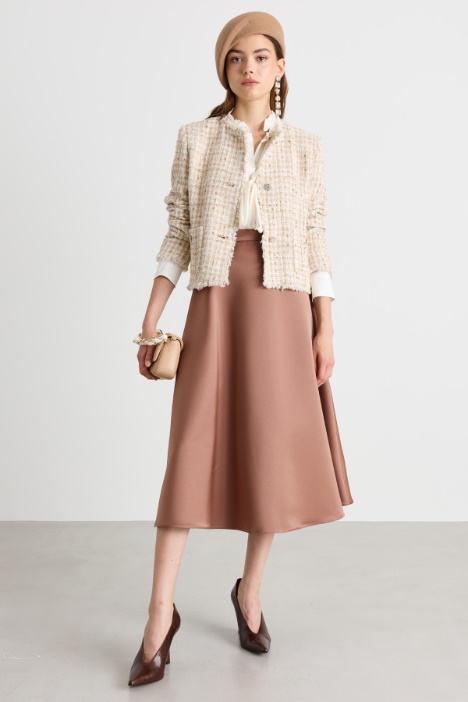 Giacca in tweed con paillettes - Intrend