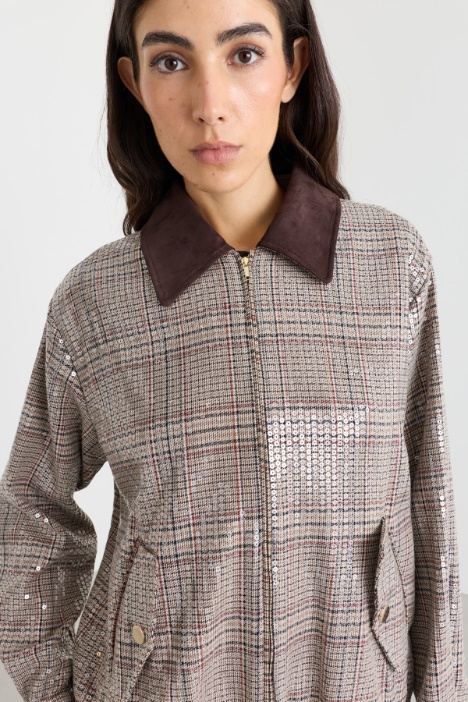 Bomber con paillettes