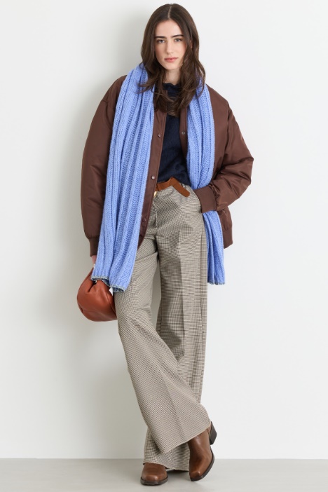 Wide leg stretch trousers - Intrend