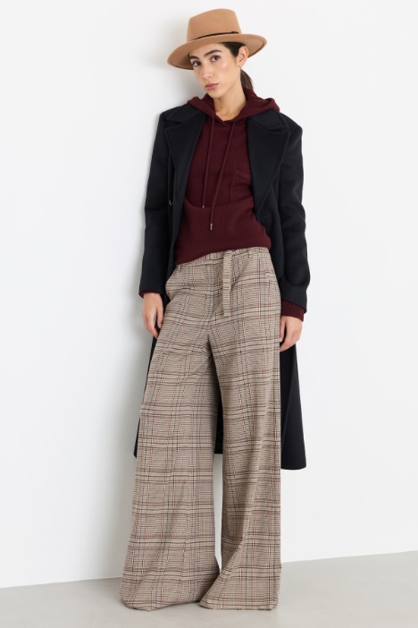 Stretch check trousers - Intrend