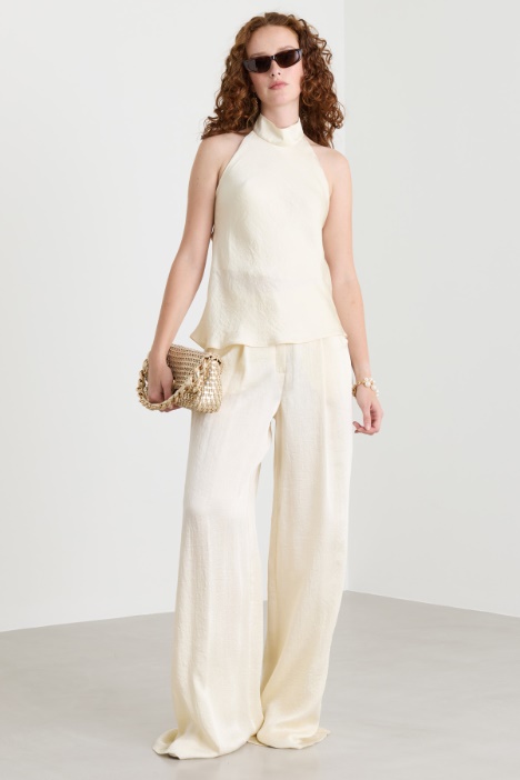 Top in twill crinckle - Intrend
